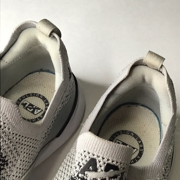 APL TechLoom Bliss Sneakers in Metallic Silver/White/Black. - Picture 14 of 16